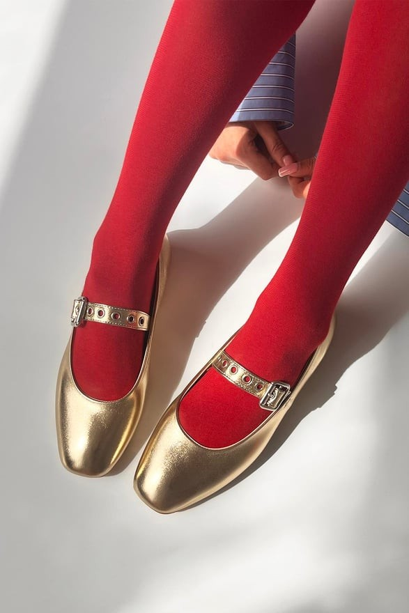 Delani Flats - Denim