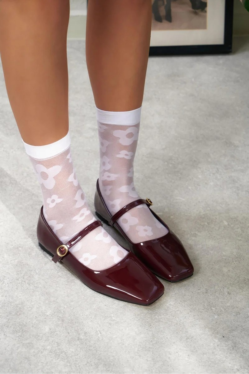 Oval ballet Flats