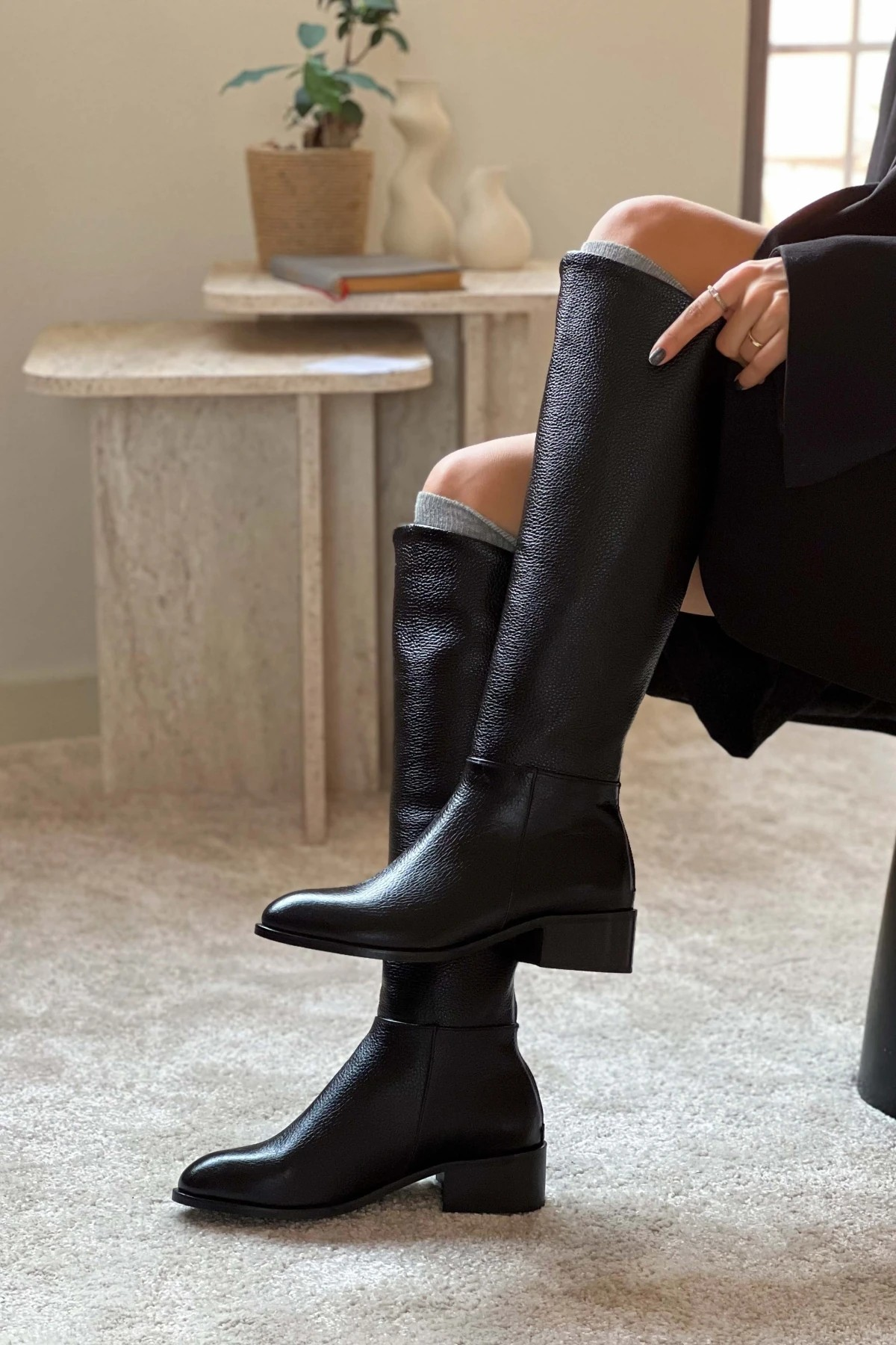 Sako Knee-High Leather Boots