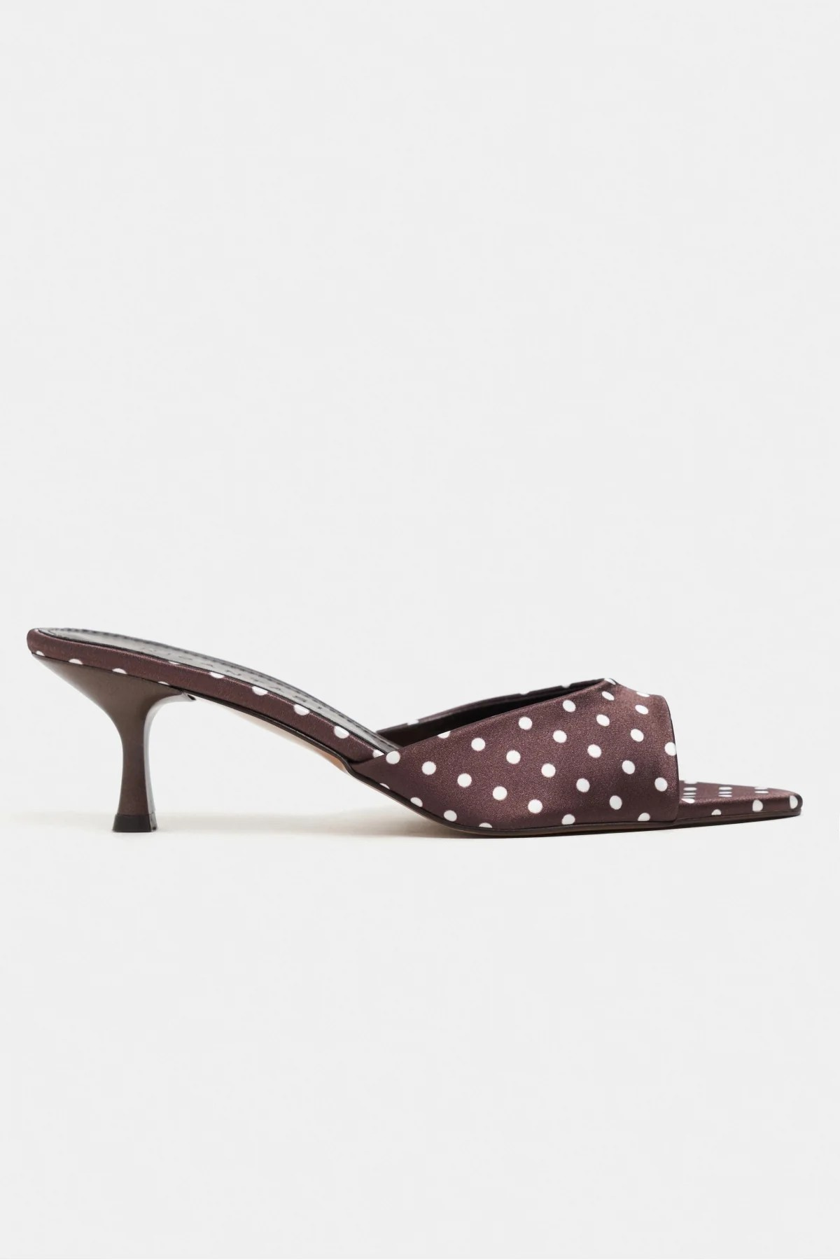 Prona low heels mules  - Polka Dot