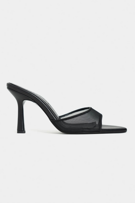 Oza Mesh Mule Heels