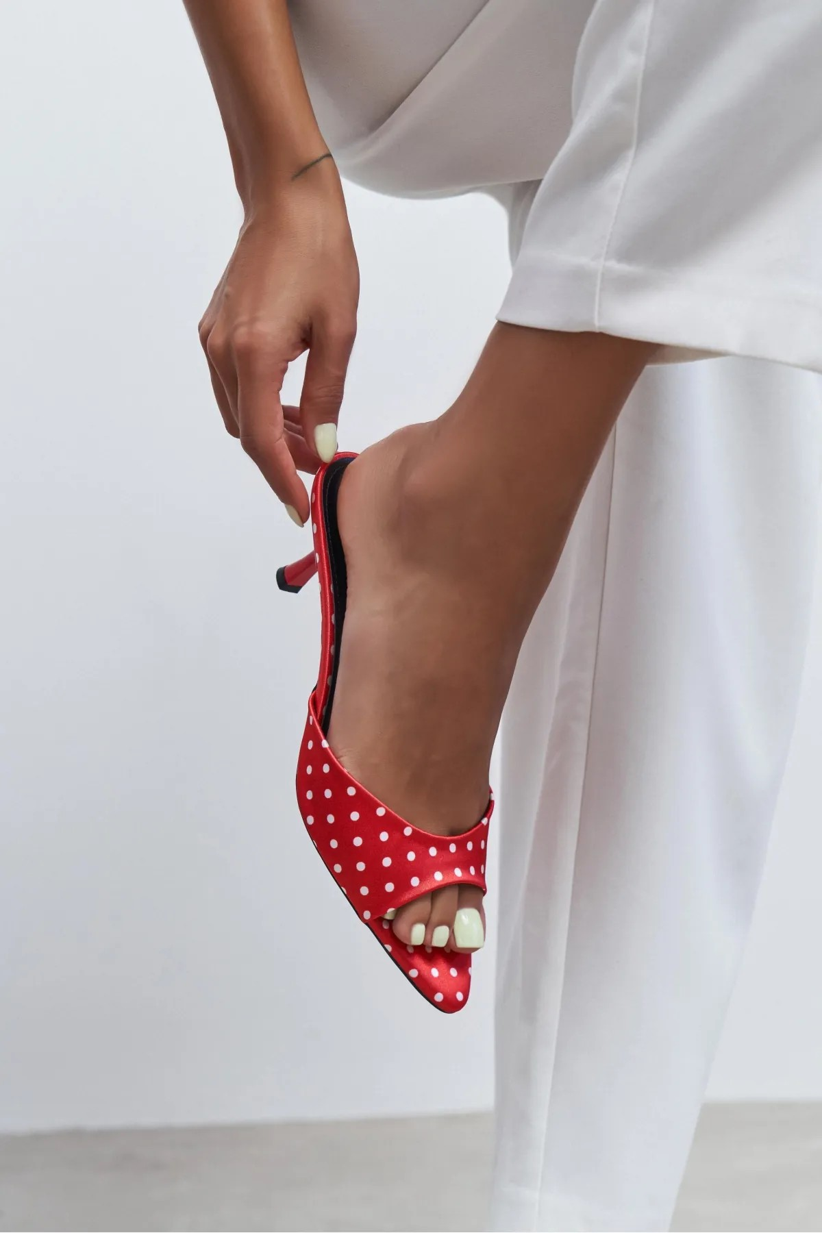 Prona low heels mules  - Polka Dot