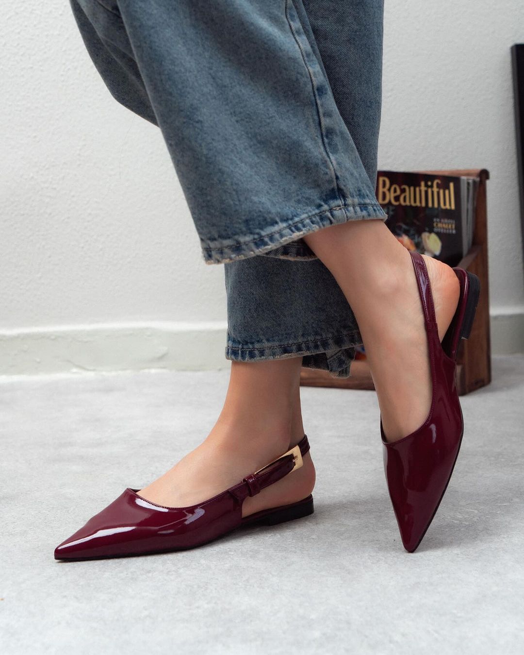 Ricci Slingback Flats