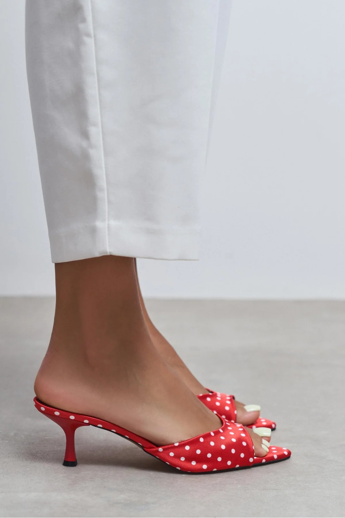 Prona low heels mules  - Polka Dot
